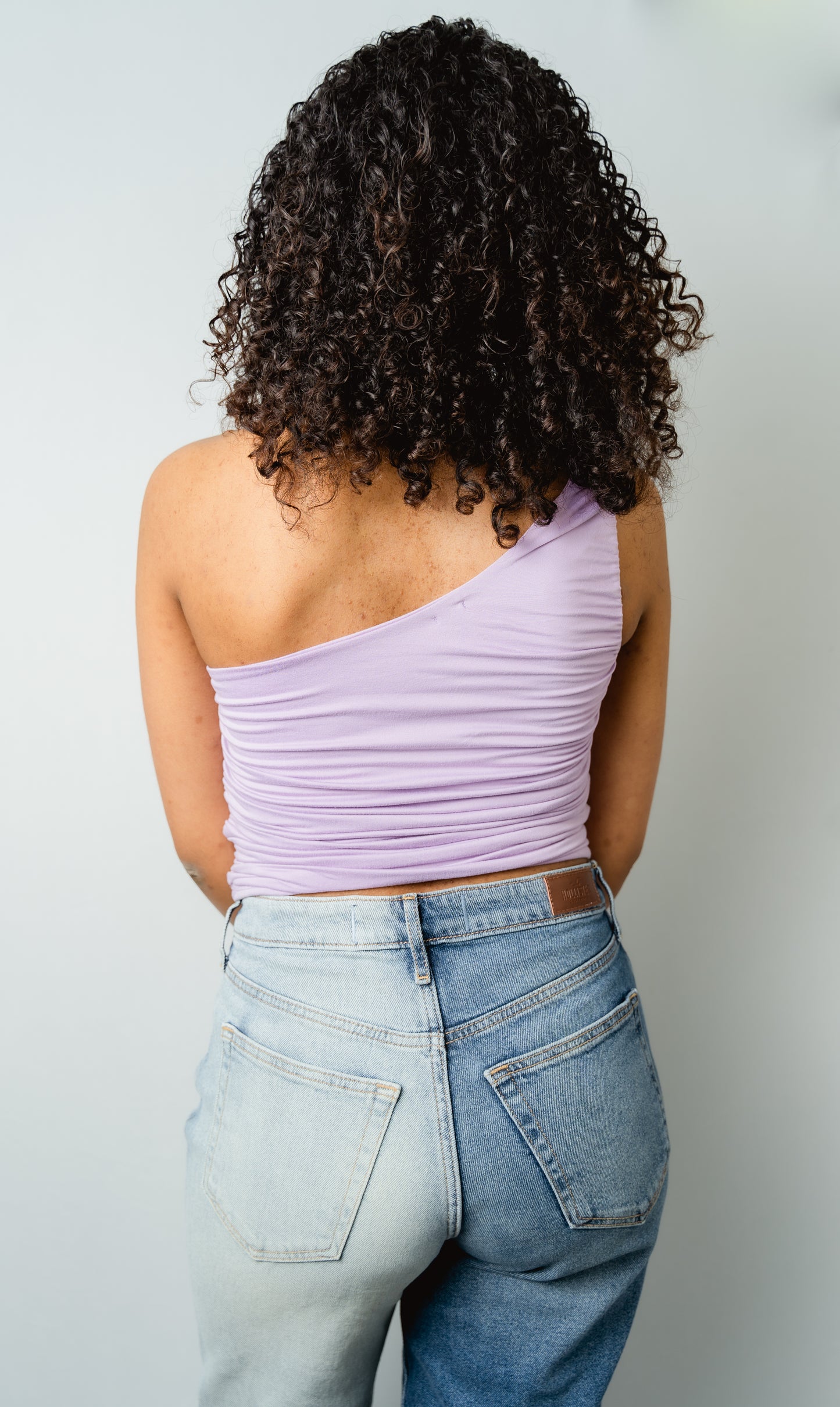 Albi One shoulder Top- Lilac